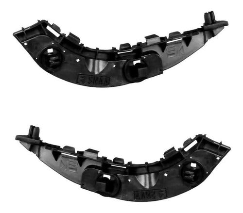 Par Suporte Guia Para Choque New Civic 2008/2011 Dianteiro