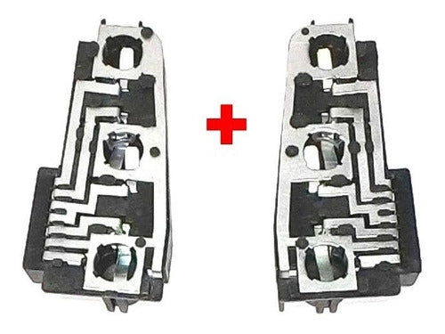Par Suporte Guia Para Choque New Civic 2008/2011 Dianteiro