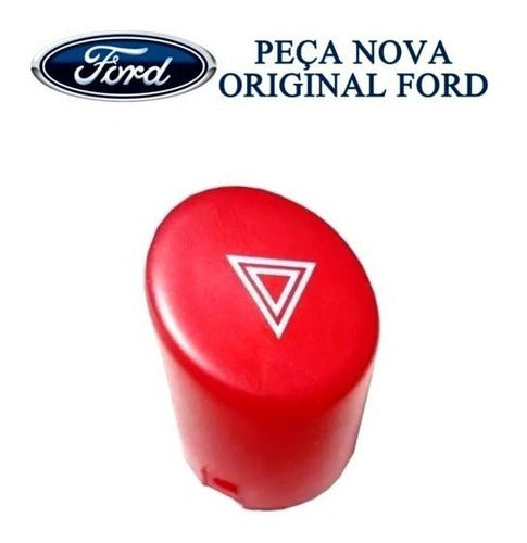 Par Botão Pino Regulagem Retrovisor + Lente Pisca Alerta Fiesta