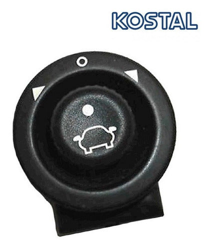 Botão Retrovisor Gol Bola G2 Escort Santana C/ Plug Conector