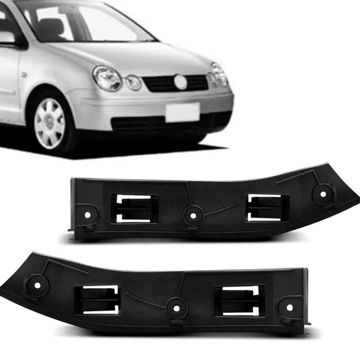 Suporte guia de para-choque dianteiro VW Polo 2003/2006