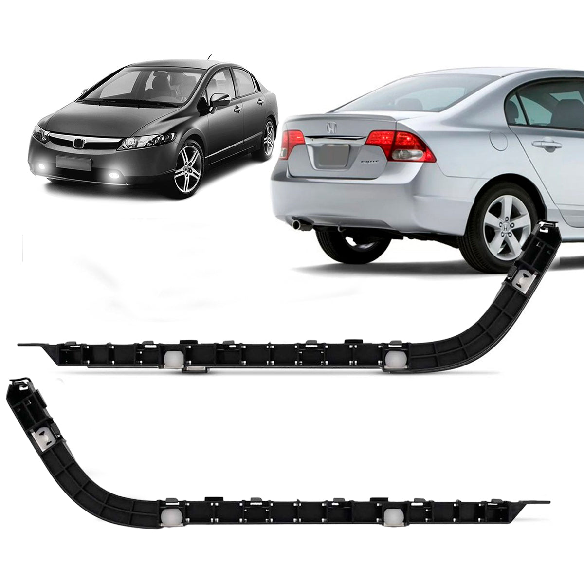 Suporte Guia de Parachoque Tras. New Civic 2008/2011