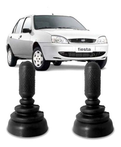 Par Botão Pino Regulagem Retrovisor Fiesta 96/2014 Ecosport