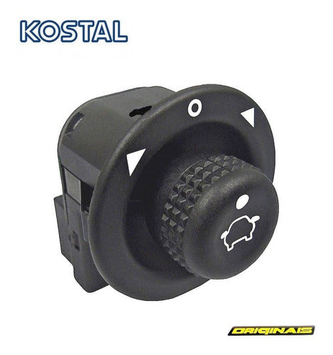 Botão Retrovisor Gol Bola G2 Escort Santana C/ Plug Conector